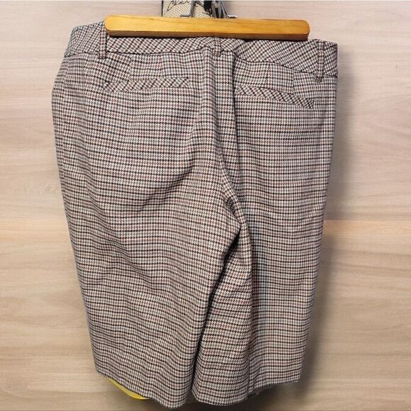 LOFT Checkered Wool Dress Shorts Size 6 - Picture 4 of 7